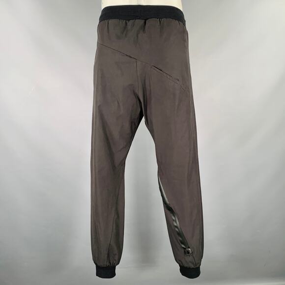 ARMY OF ME Size L SS20 Black Cotton Polyester Drop Crotch Casual Pants - Picture 3 of 6